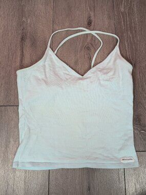 Vintage Abercrombie and Fitch light blue cami